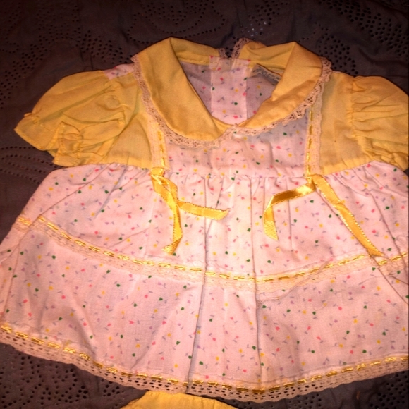 Vintage 1980s Catton Candy baby dress 0to6 month - Picture 7 of 9